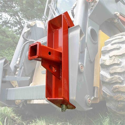 quick attach skid steer receiver hitch|skid steer ball hitch attachment.